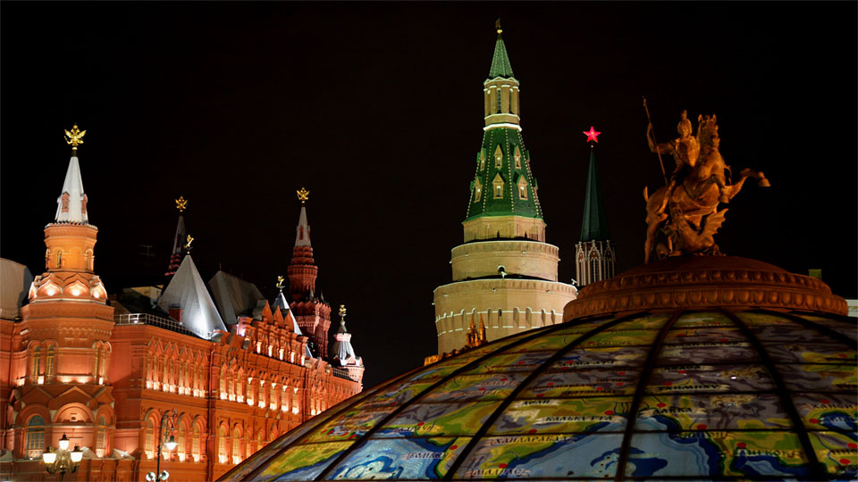 State Historical Museum, Kremlin, from Maneshnaja Square II, Moscow / RUS