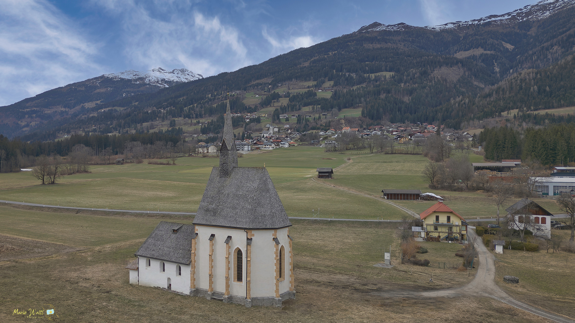 St.Athanasius und Blick nach Berg