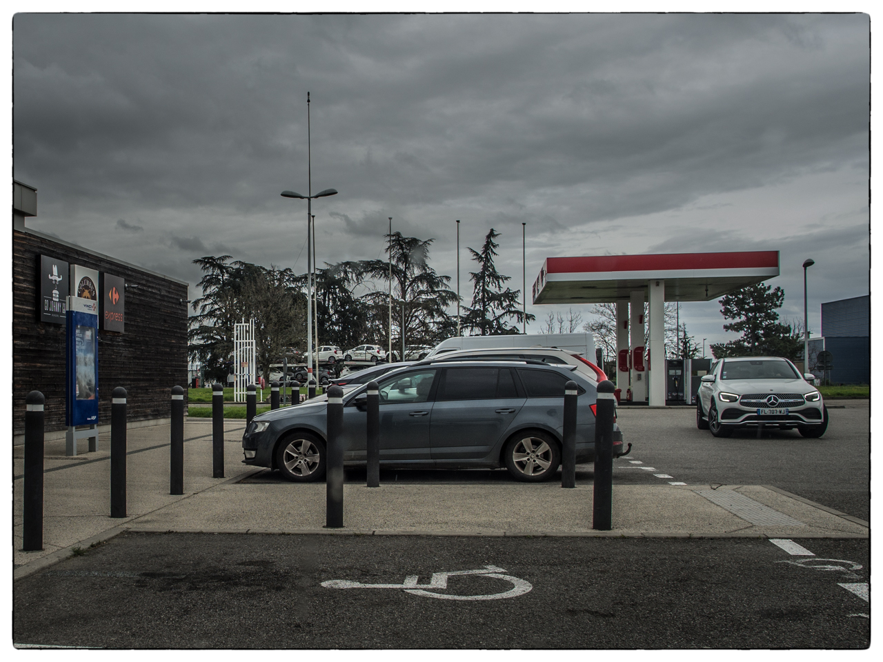 station d'autoroute