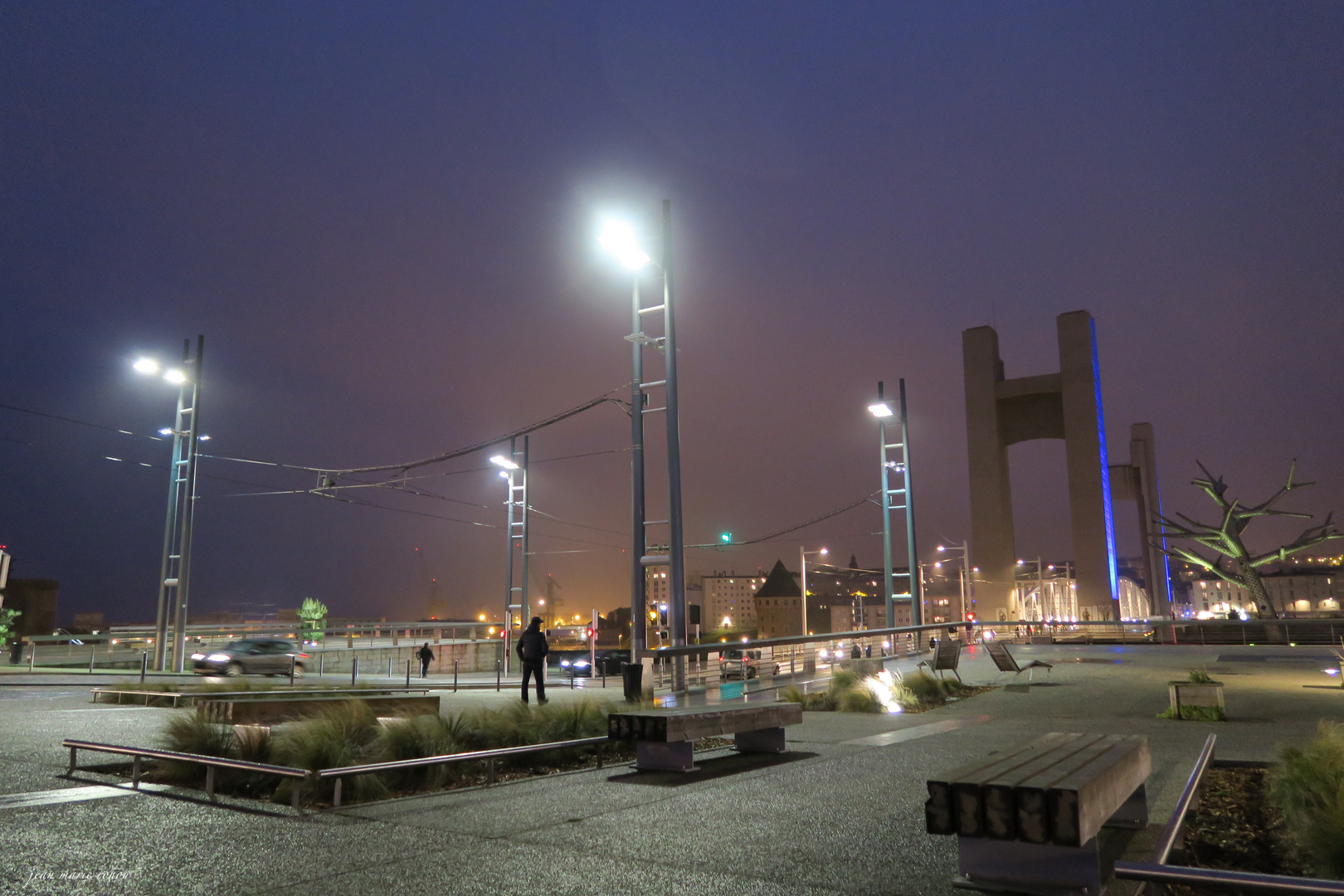 Station du Chateau et Pont de Recouvrance - Brest