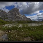 Station einer Dolomiten-Wanderung