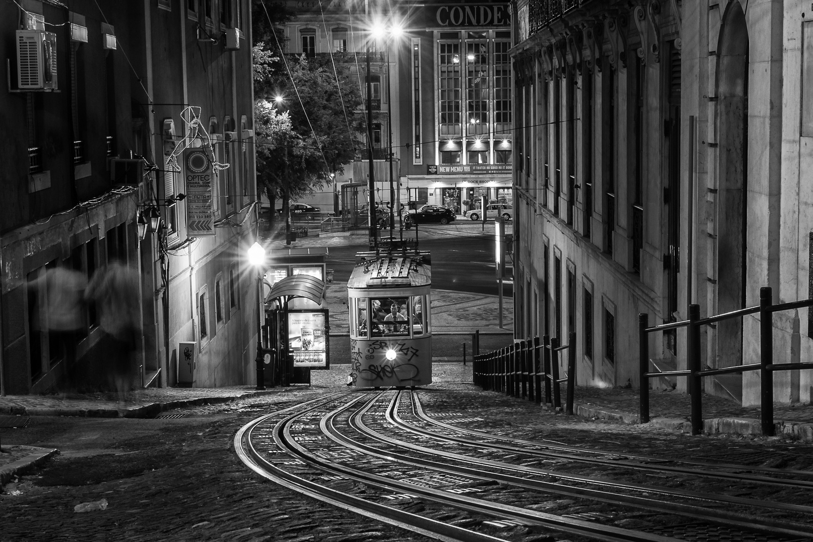 Station Elevador da Glória in Lissabon