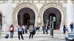 Station Rossio - Lissabon