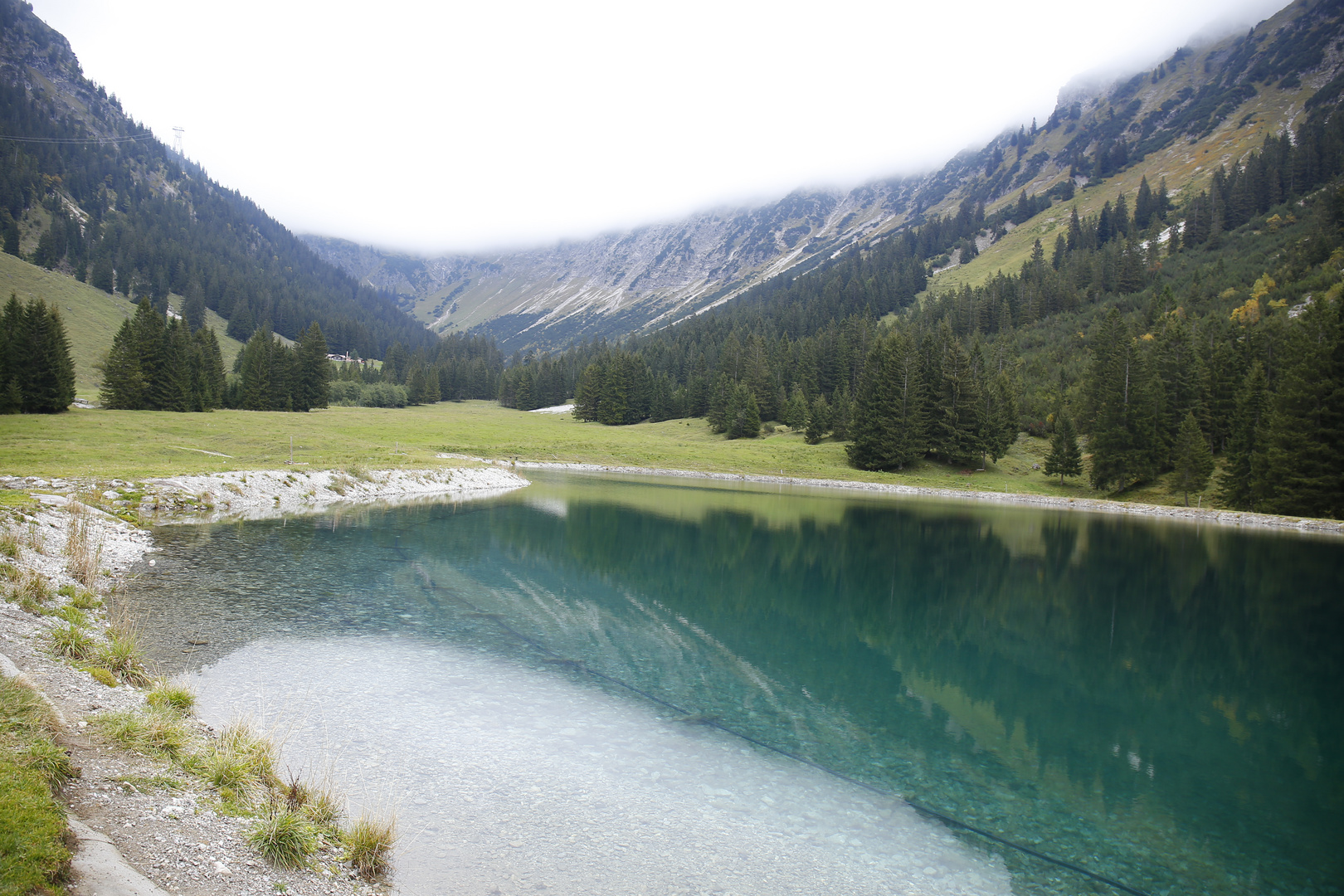 Station Seealpe mit dem gleichnamigen Bergsee