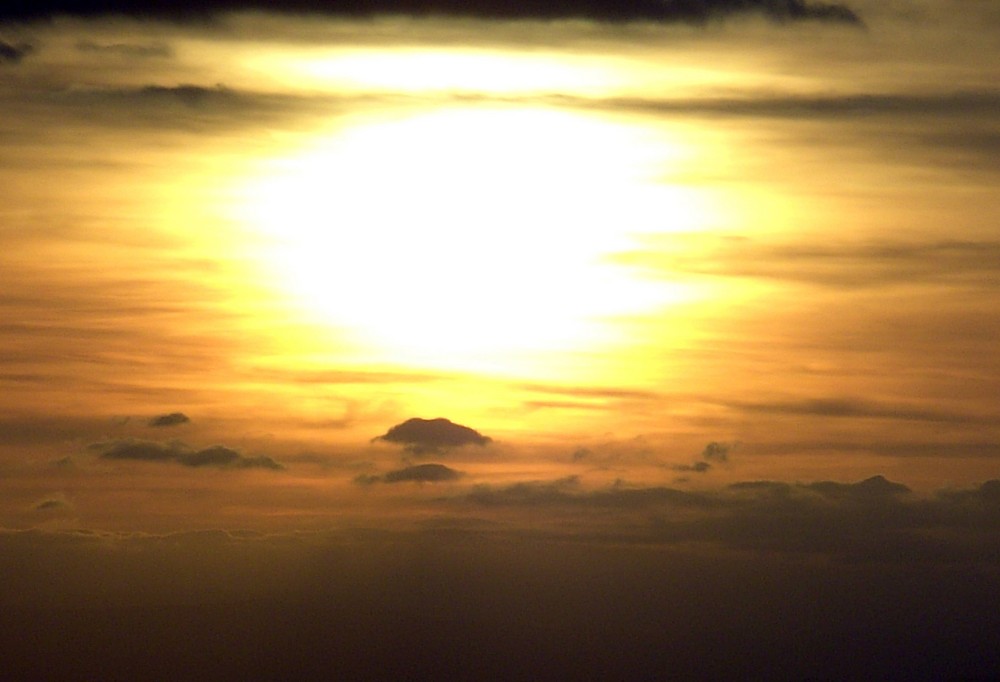 Stationen eines Sonnenuntergangs über dem Rheintal 4