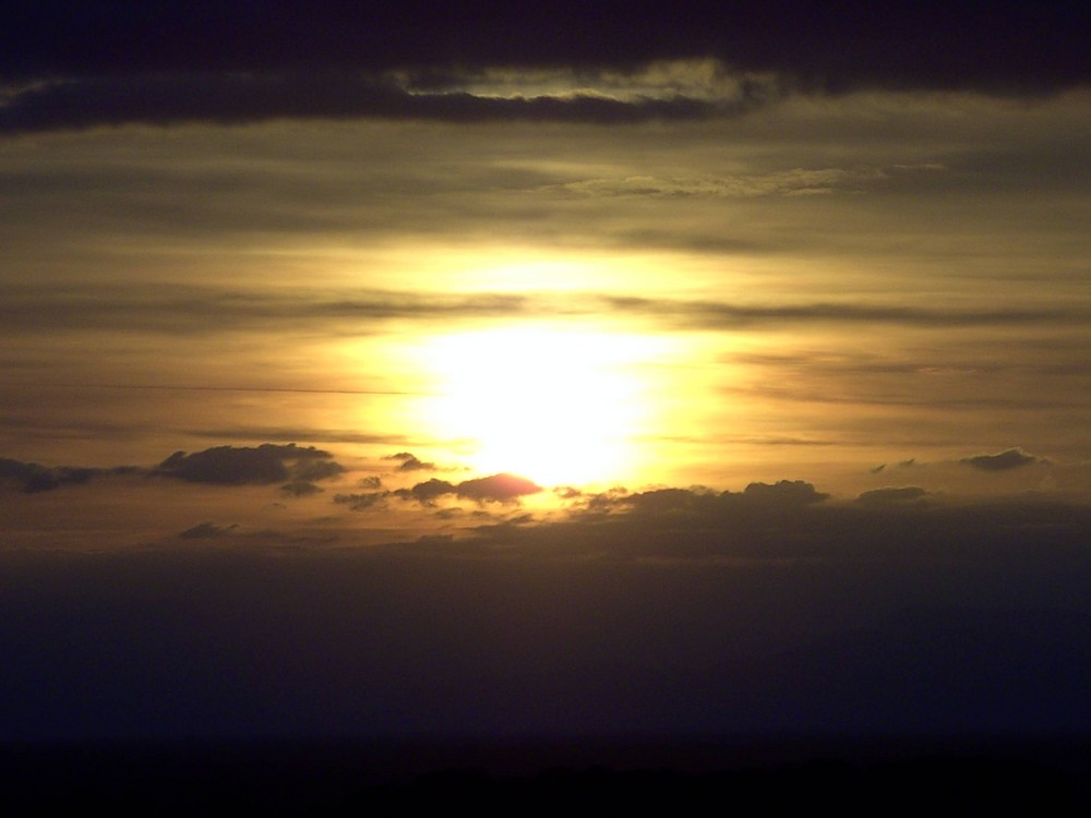 Stationen eines Sonnenuntergangs über dem Rheintal 5