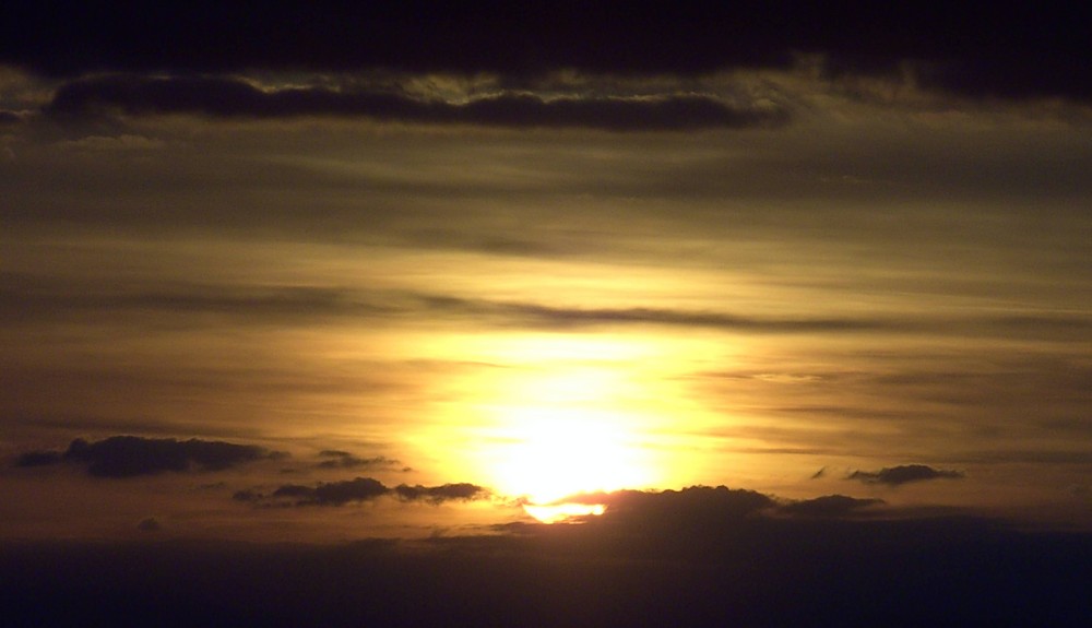 Stationen eines Sonnenuntergangs über dem Rheintal 6