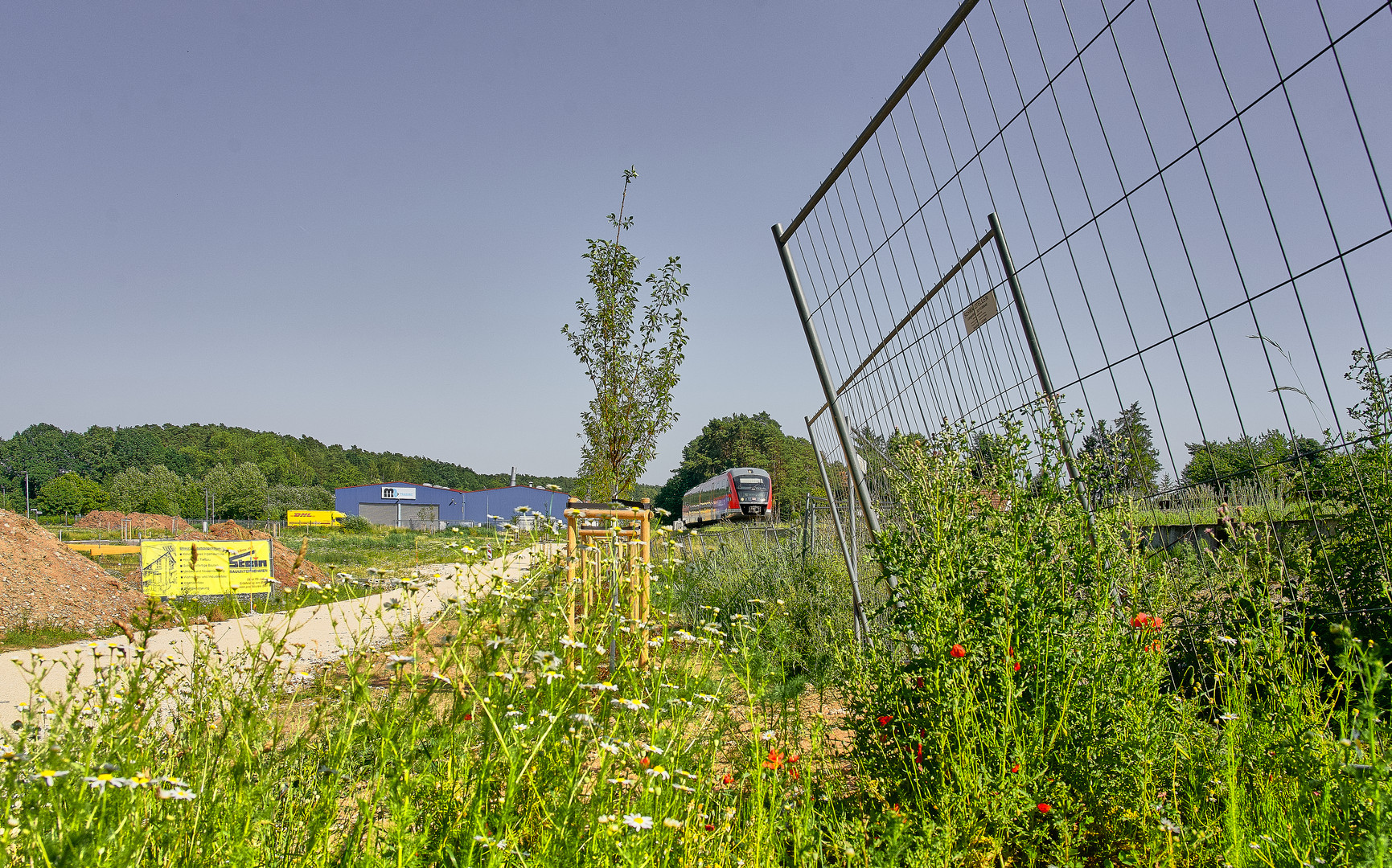 Statt blau-weiß heute grau-heiß