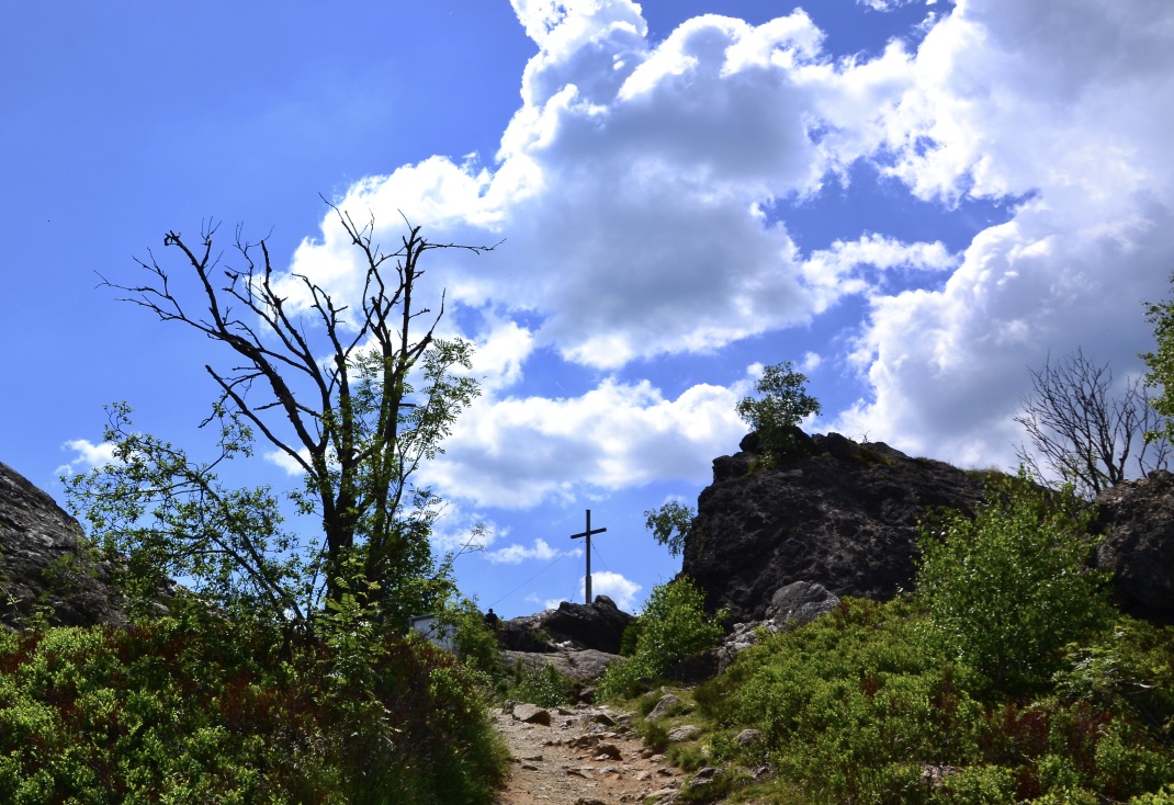 Statt eines Spiegel- ein Wolkenbild…