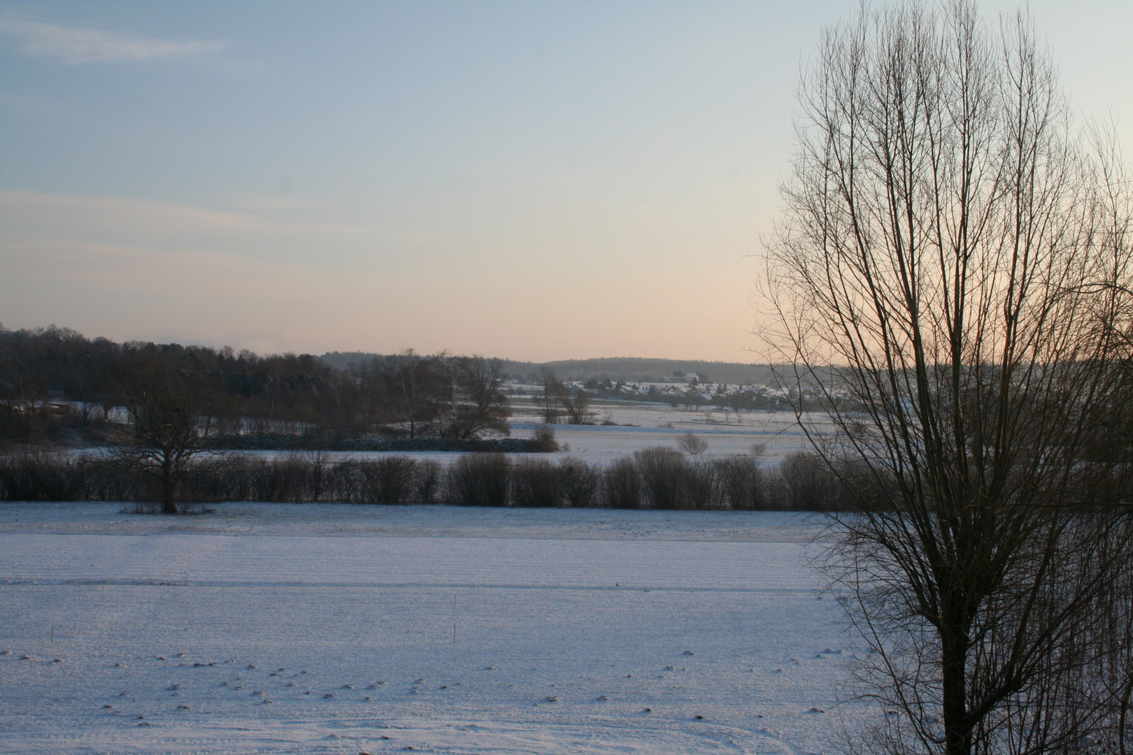 Statt Nebel - mal Sonne am Morgen