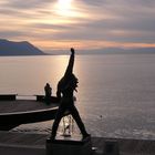 Statua di Freddie Mercury sul Lago di Ginevra - Montreux