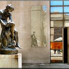 Statua in Chiado Museum garden.