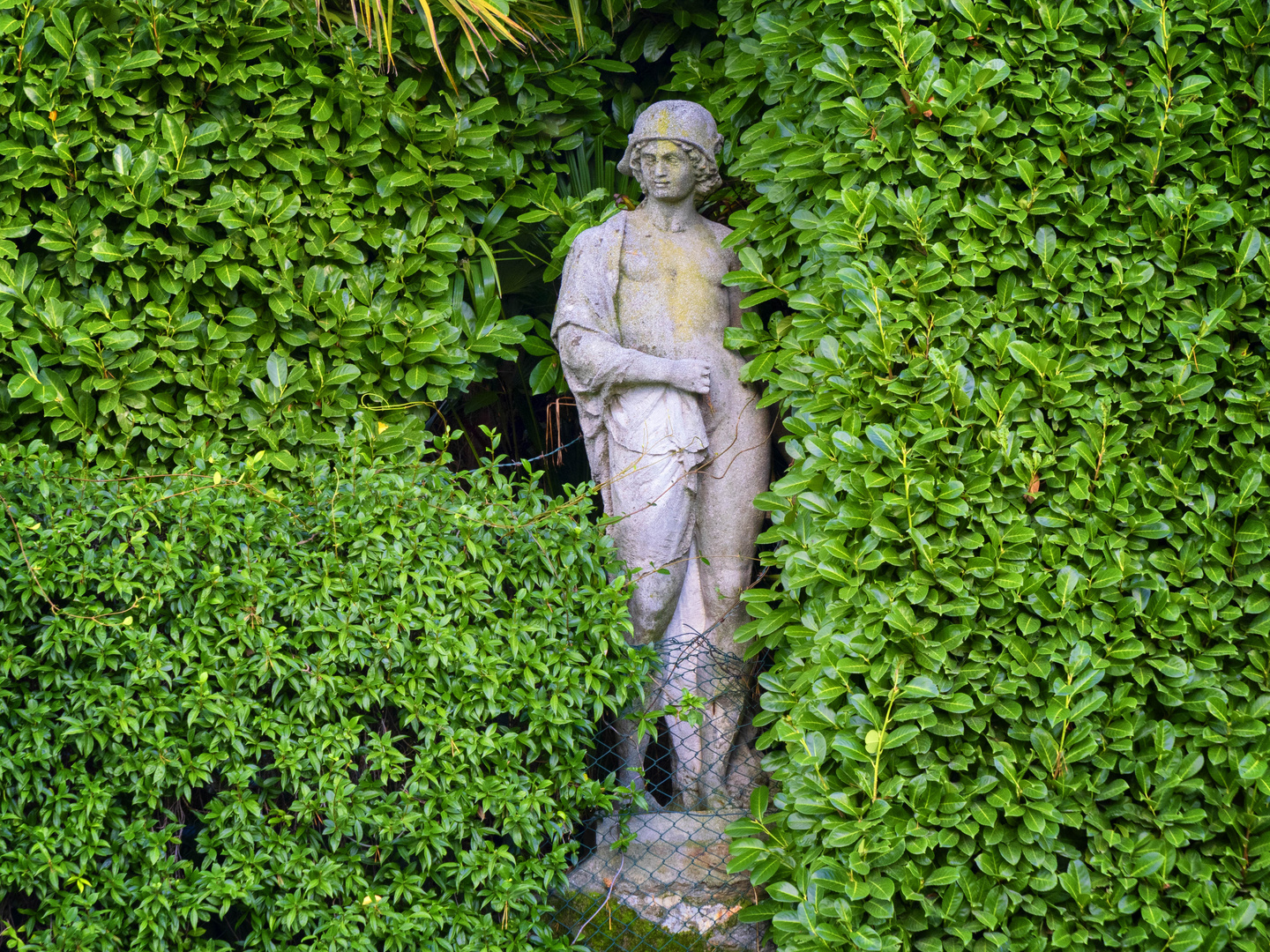 Statua nel verde