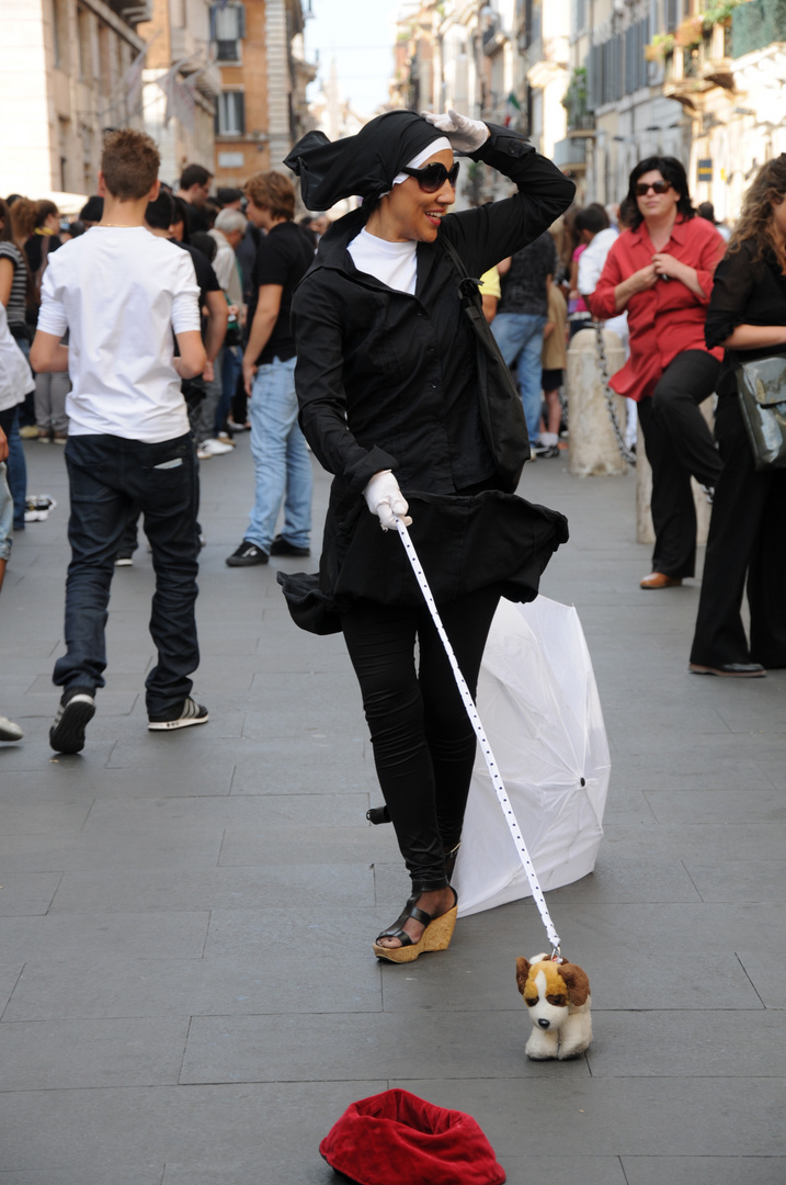 Statua Vivente a Roma (Living Statue in Rome)