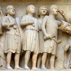 Statuaire, portail nord de la cathédrale Notre-Dame de Reims