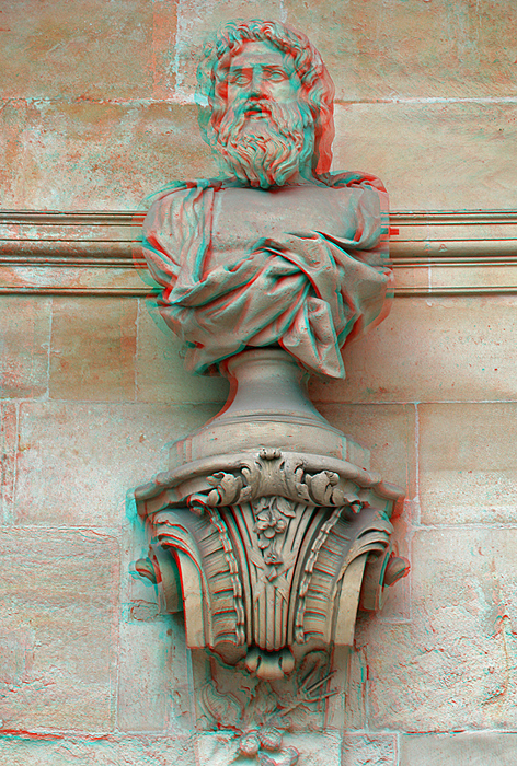 Statue (3D Rot/Cyan Brille)