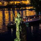 Statue an der Karls Brücke