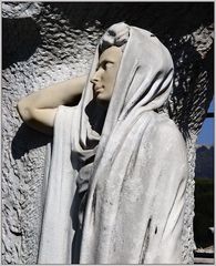 Statue auf dem "Cimetière du château" Nizza