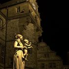 Statue auf dem Markt von Marburg