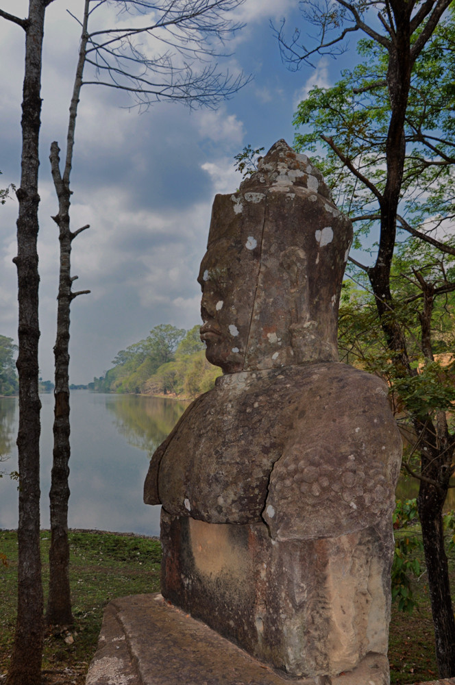 Statue bei Angkor Thom