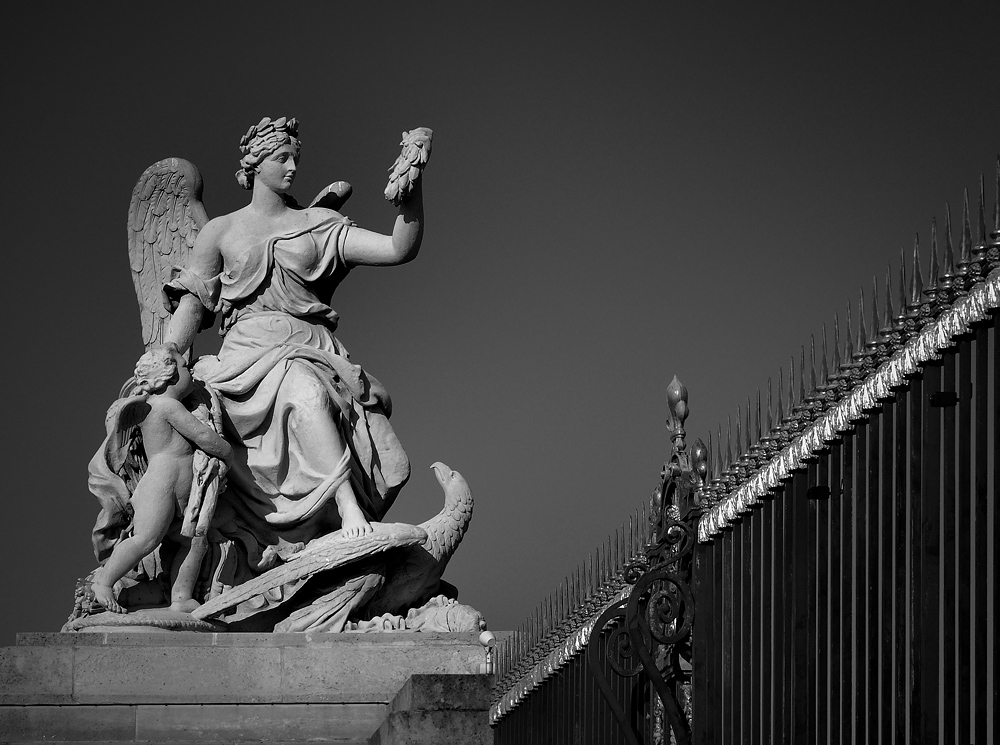 Statue beim Schloß Versailles