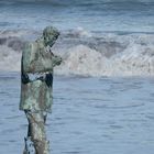 statue de José del Río Sainz , poète de la mer 