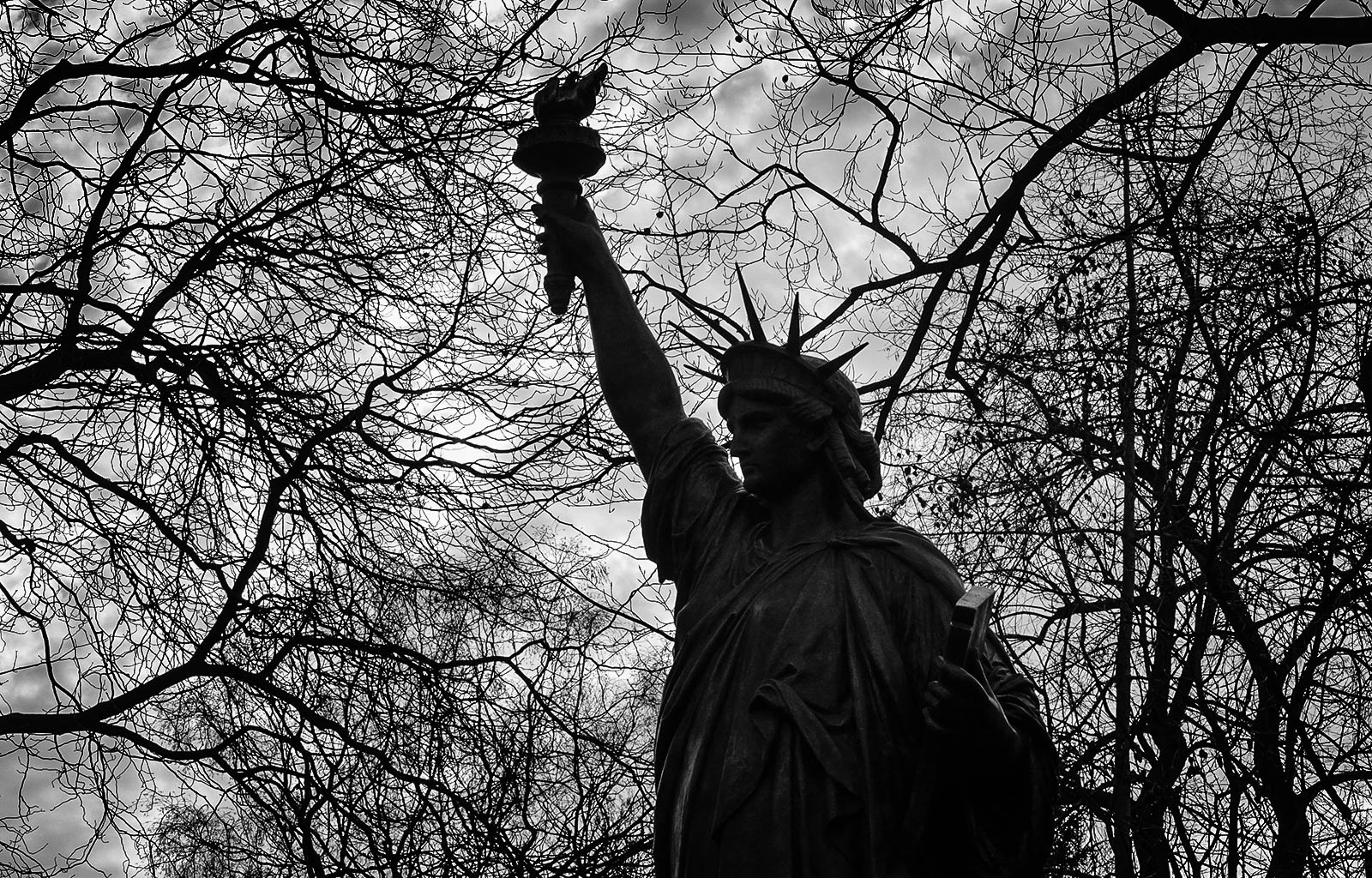 Statue de la Liberté - BW