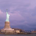 Statue de la liberte ; les couleurs de l'hiver