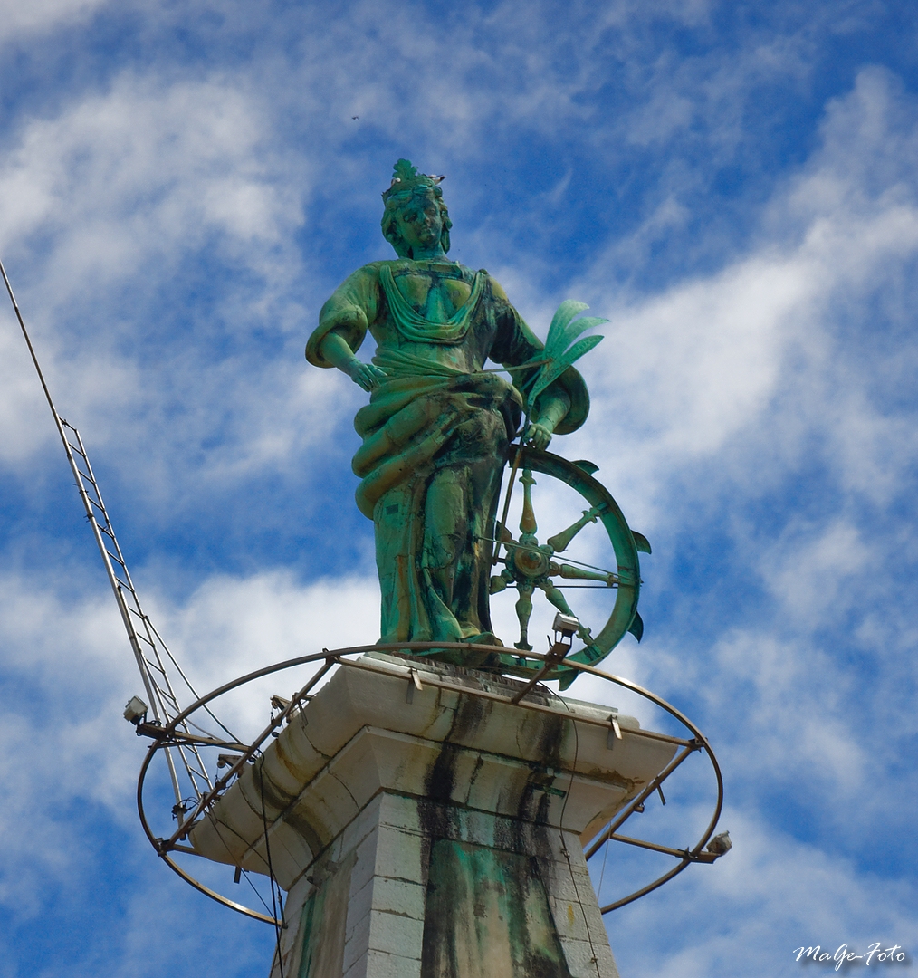 Statue de St. Euphemia / Statue der heiligen Euphemia