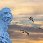 Statue dePhilippe Tailliez au Pradet Var