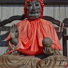 Statue des Arhat Pindola (jap. Binzuru)