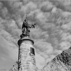 Statue des heiligen Sankt Bernhard