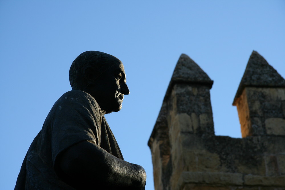 Statue des Seneca in Cordoba