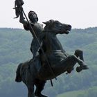 Statue Equestre de Jeanne d'Arc - Alice Sainte Reine - Alésia (Côte d'Or, Bourgogne, France)