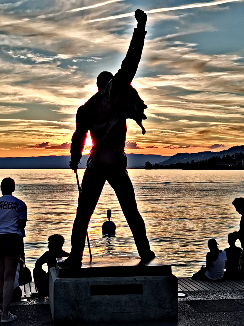  Statue Freddie Mercury  - Place du Marché, 1820 Montreux, Switzerland
