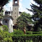 Statue im Garten von Altbergamo