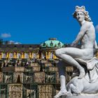 Statue im Lustgarten Sanssouci