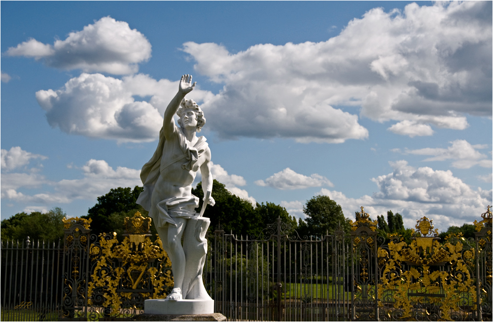 Statue im Palastgarten von Heinrich dem VIII.