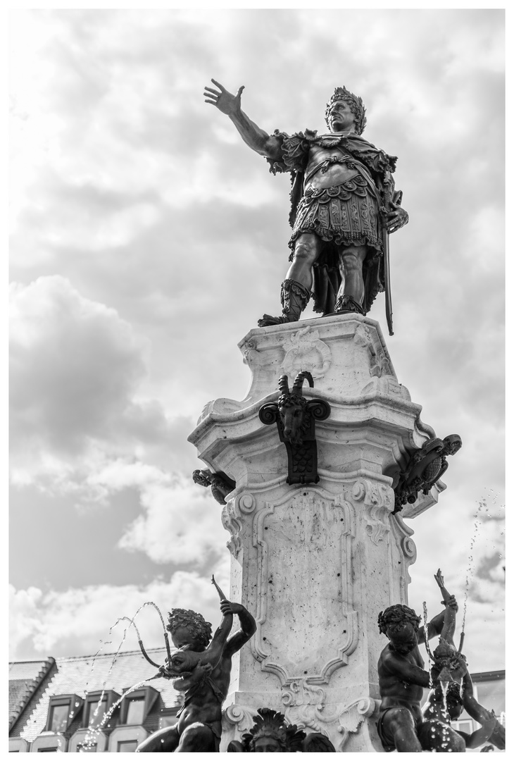 Statue in Augsburg