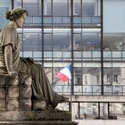 Statue "Le Commerce" devant le Palais Brongniart (ancienne Bourse de Paris)