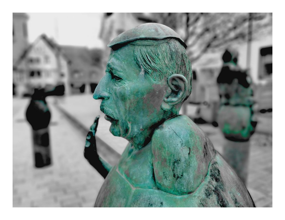 Statue Lenk KUnST p30-25-857-swky + KUnSTfotos Aktuell