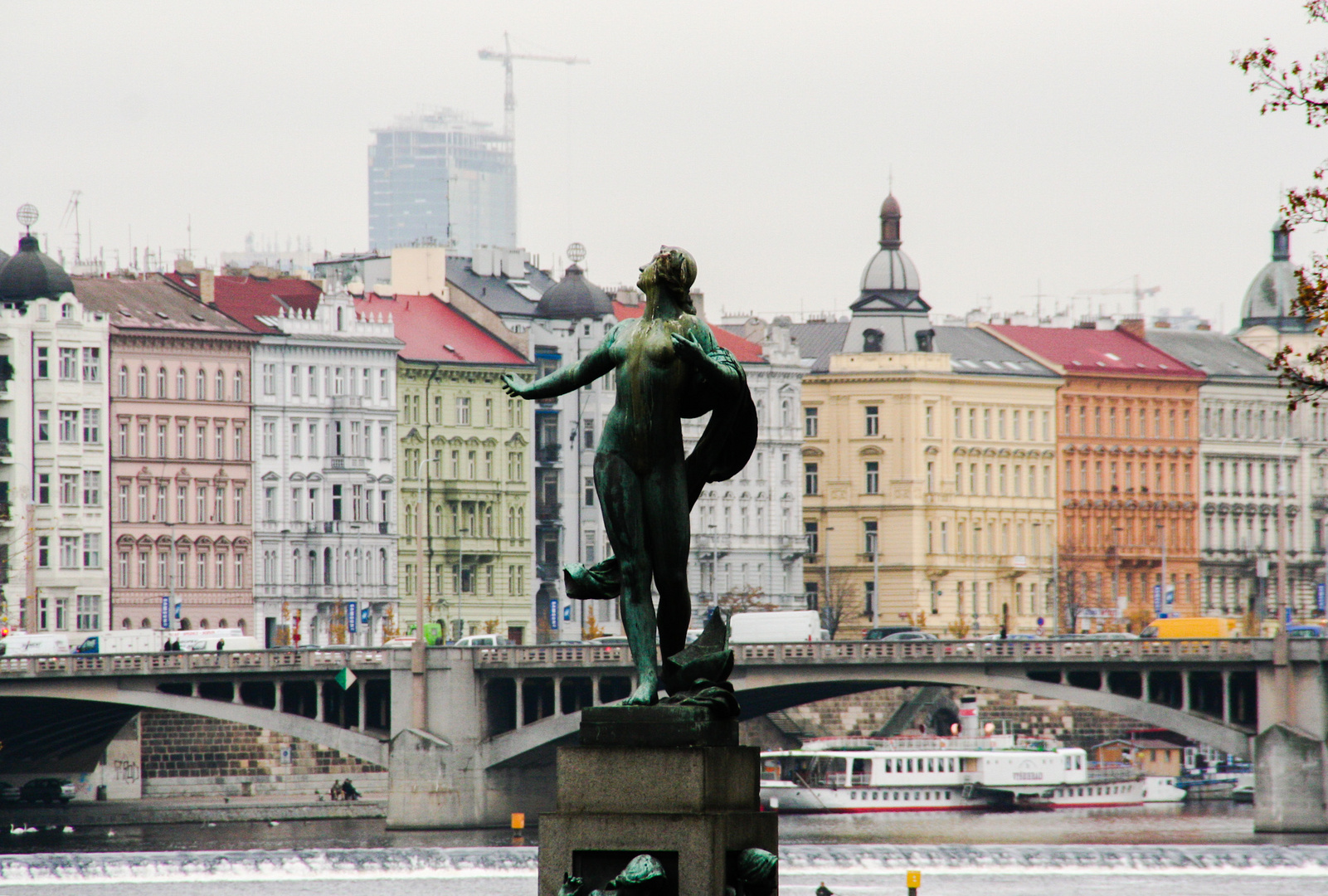 Statue Moldau Prag P-62-phex  +8Fotos