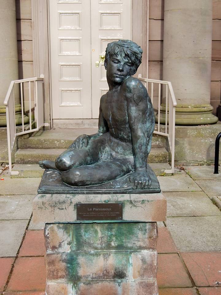 Statue of Boy - Montrose - Scotland