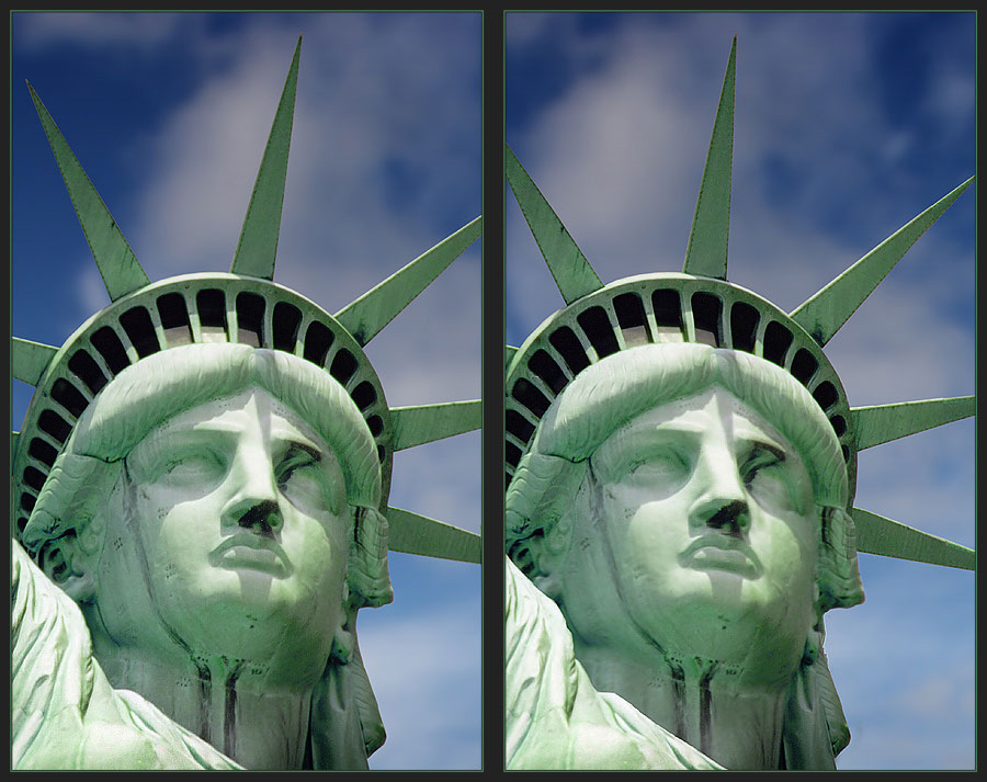 Statue of Liberty - 3D (Konversion aus einem Mono-Bild)