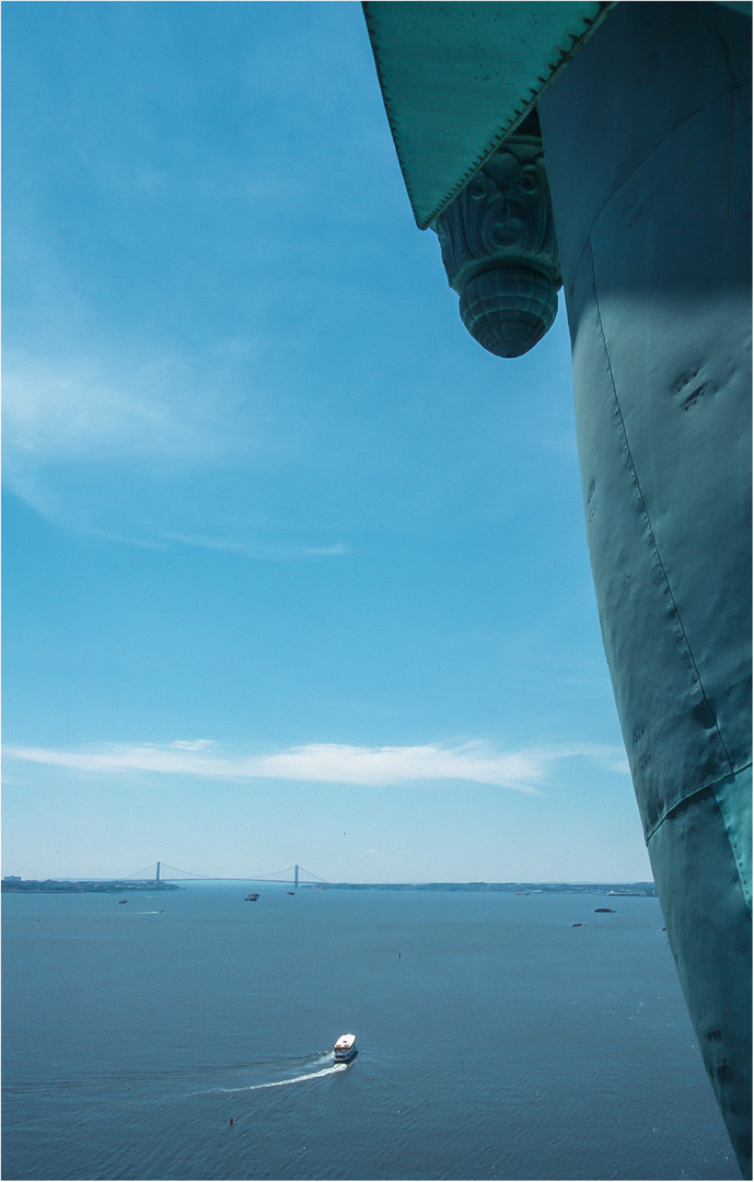 Statue of Liberty , Blick über die Upper Bay