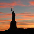 Statue of Liberty im Abendlicht