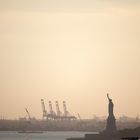 Statue of Liberty in der Dämmerung