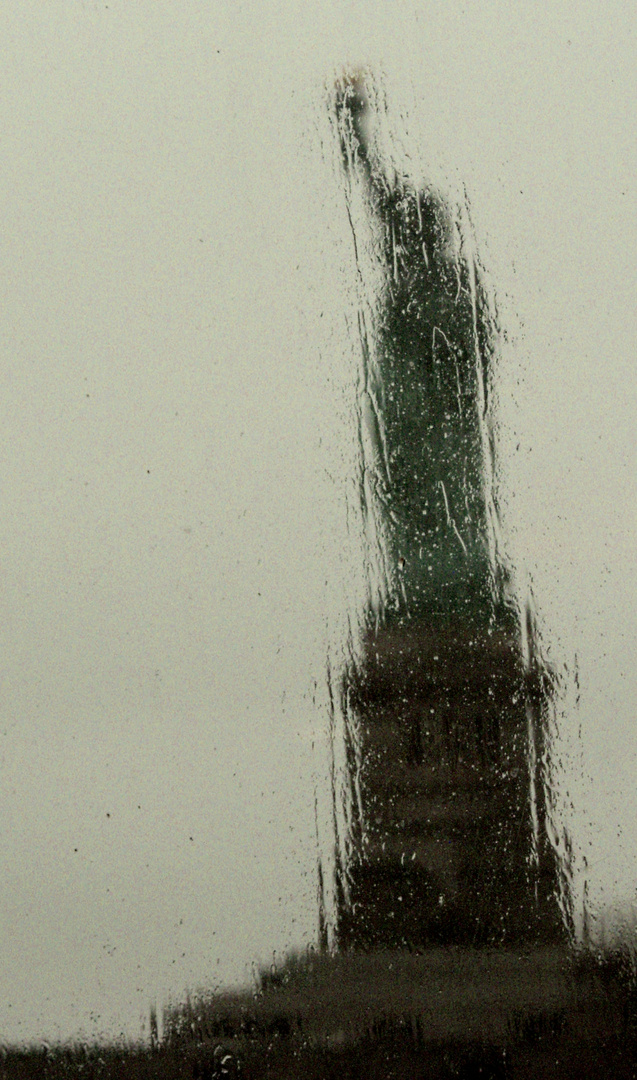 Statue of Liberty in the rain