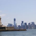 Statue of Liberty mit Skyline Manhattan