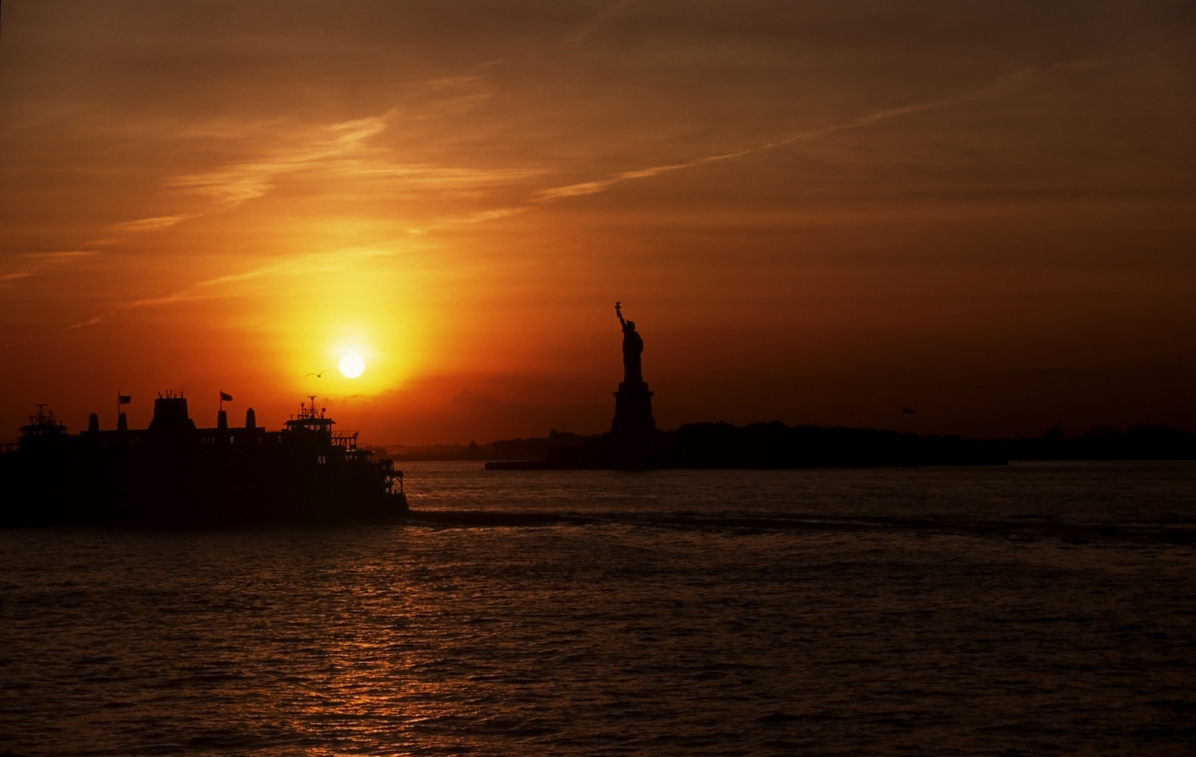 Statue of Liberty @ Sunset